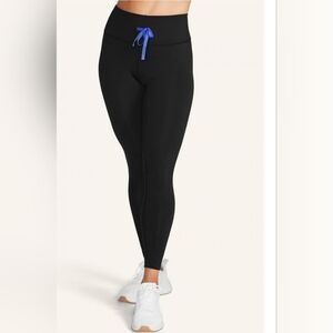 Peloton Precise And Charged High Rise Tie Front Legging Size XS Black